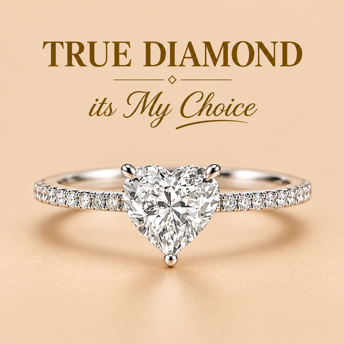 Heart Diamond Ring