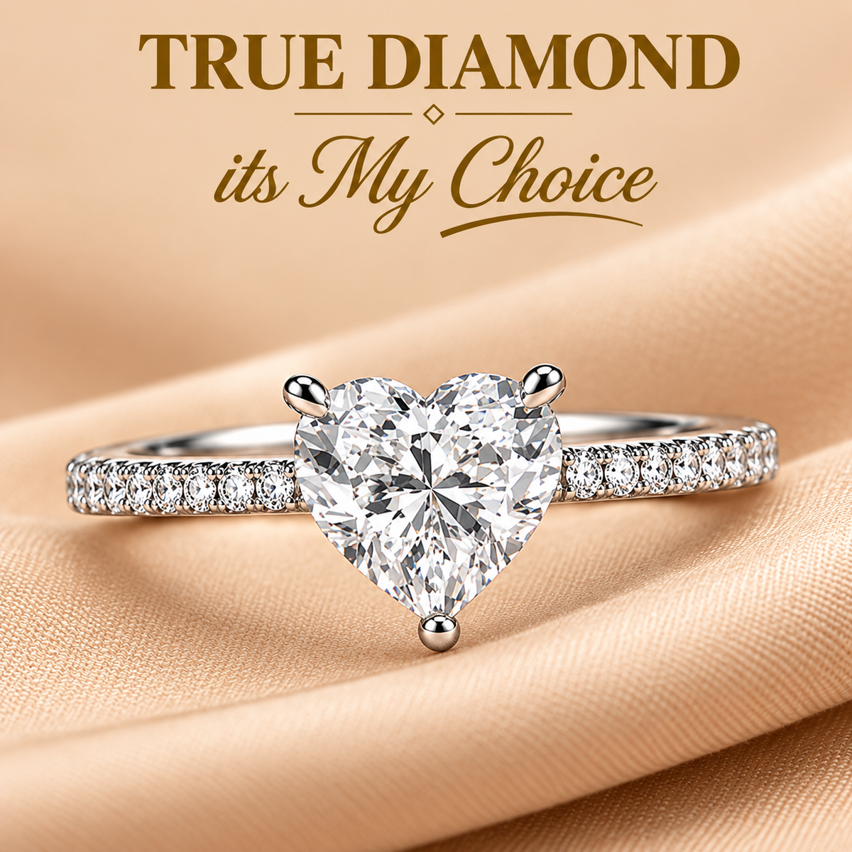 Heart Diamond Ring