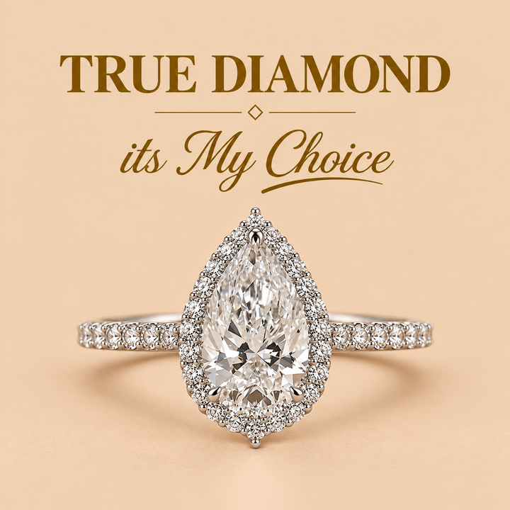 Pear Diamond Ring