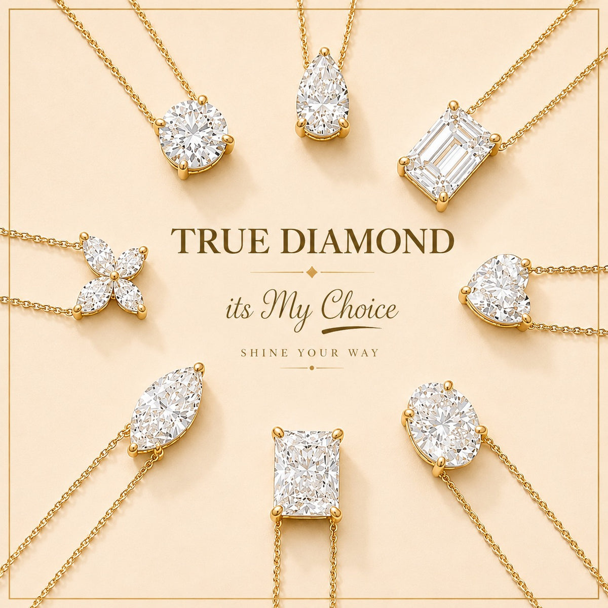 Diamond Pendant Necklace Collection