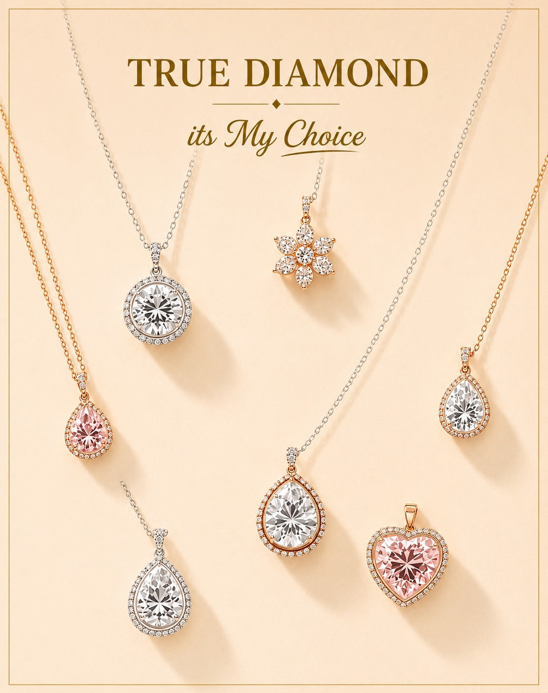 Diamond Pendant Necklace Collection